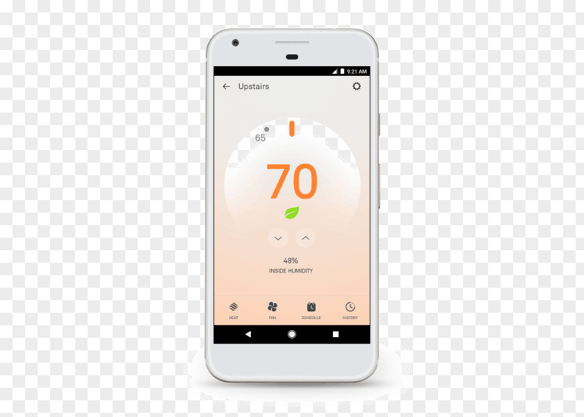 Nest Thermostat Icon Smartphone Feature Phone Smart Labs PNG