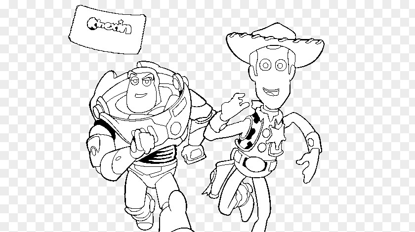 Woody Toystory Buzz Lightyear Sheriff Coloring Book Colouring Pages Toy Story PNG