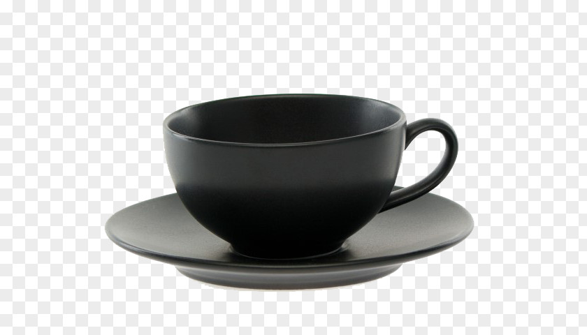 Black Coffee Cup Espresso Tea Mug PNG