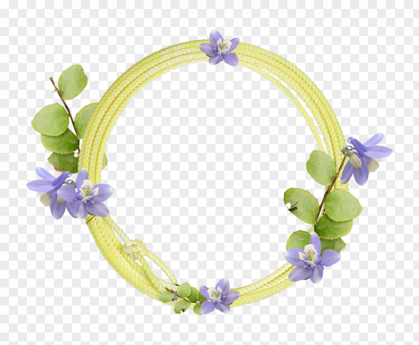 Bracelet Iris Purple Flower PNG