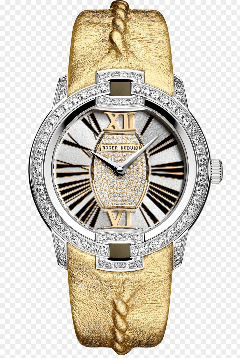 Chanel Roger Dubuis Watch Velvet Strap PNG