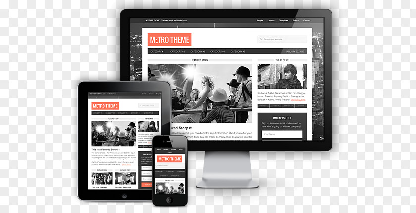 Creating An Exceptional Resume Responsive Web Design WordPress Mobile App Phones Webseite PNG