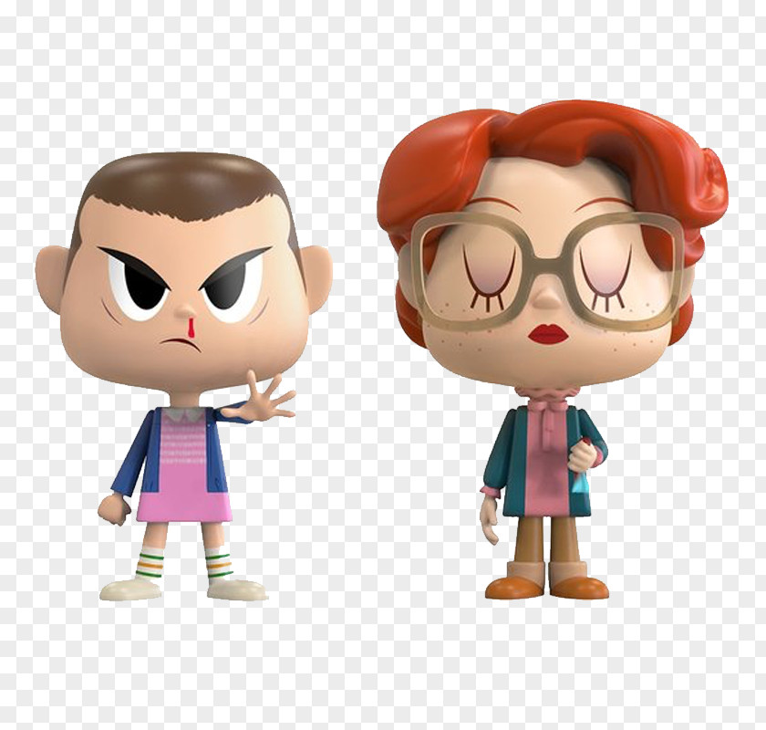 Eleven Funko Vynl Stranger Things Dustin & Lucas Action Toy Figures PNG