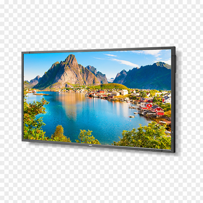 Large-screen LED-backlit LCD Computer Monitors 1080p Backlight High-definition Television PNG