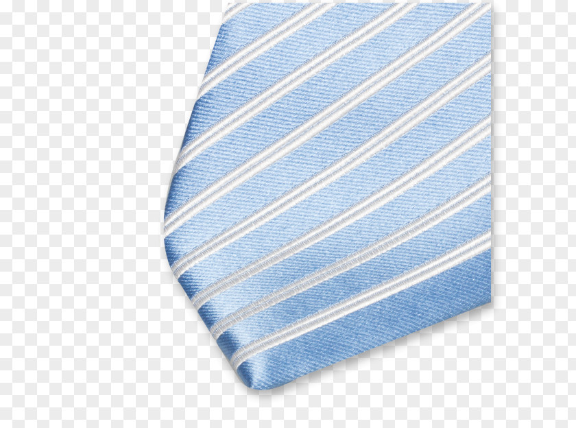 Necktie Light Blue Textile White PNG