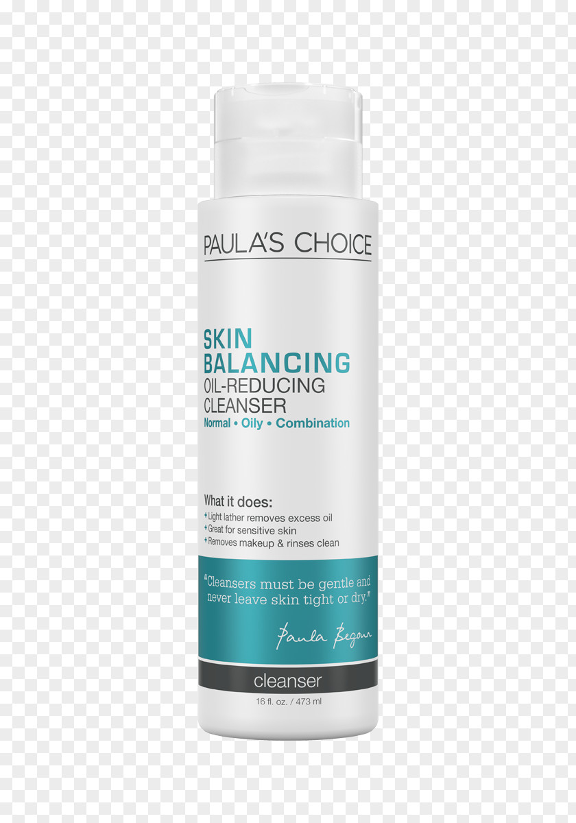Oily Skin Paula's Choice SKIN BALANCING Oil-Reducing Cleanser Toner PNG