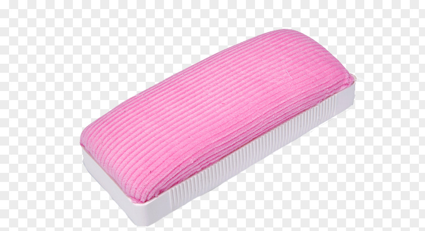 Pink Eraser Blackboard PNG