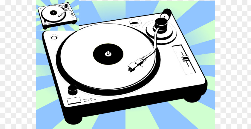 Turntable Picture Phonograph Record Disc Jockey Clip Art PNG