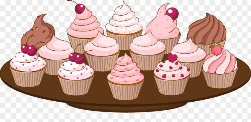 Wedding Cake Cupcake Birthday Bakery Muffin PNG