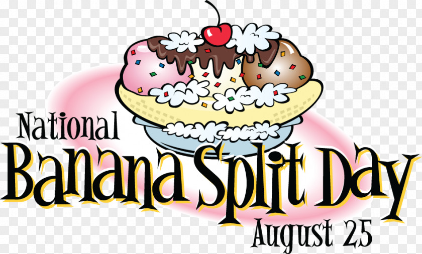 Banana Splits Cartoon Logo Clip Art PNG