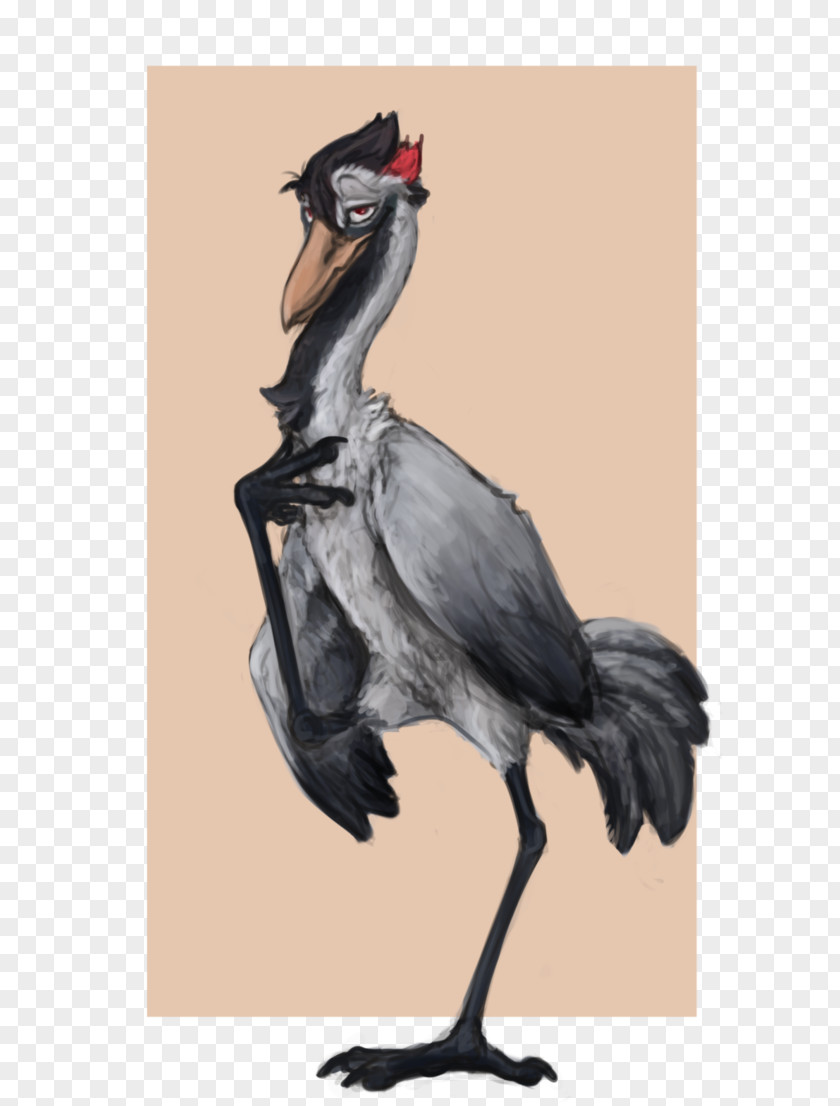 Bird Rooster Chicken Crane Illustration PNG
