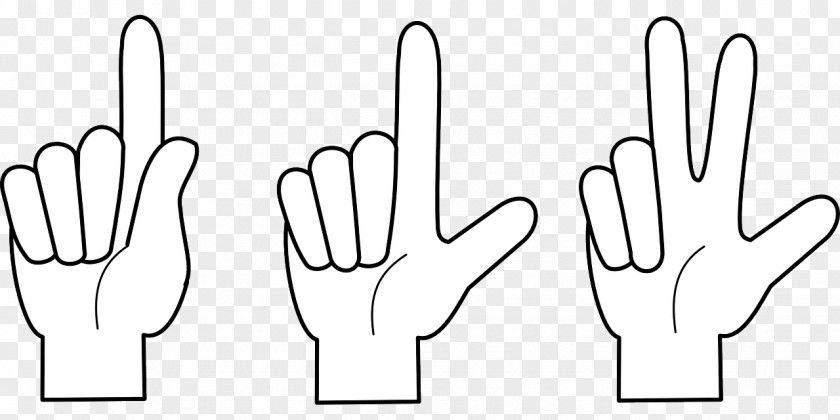Finger Finger-counting Number Clip Art PNG
