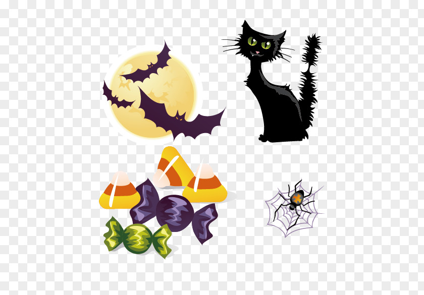 Halloween Elements Jack-o-lantern Clip Art PNG