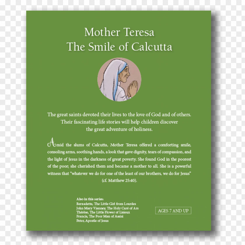 Mother-teresa Green Font PNG