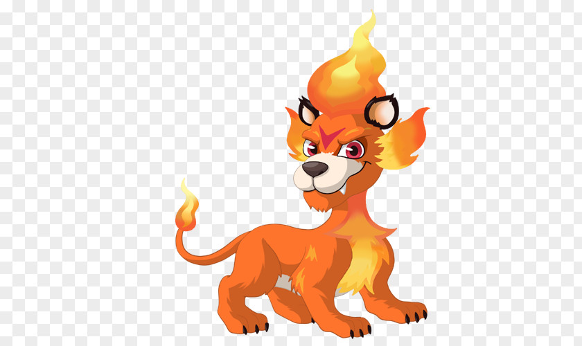 RPG Big Cat WhiskersLion Lion Red Fox Monster Legends PNG