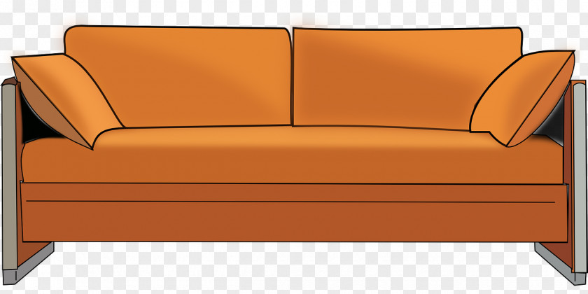 Sofa Couch Bed Living Room Clip Art PNG