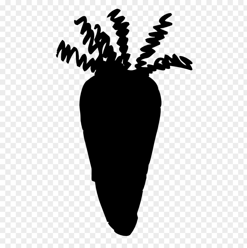 M Tree Clip Art Silhouette Black & White PNG