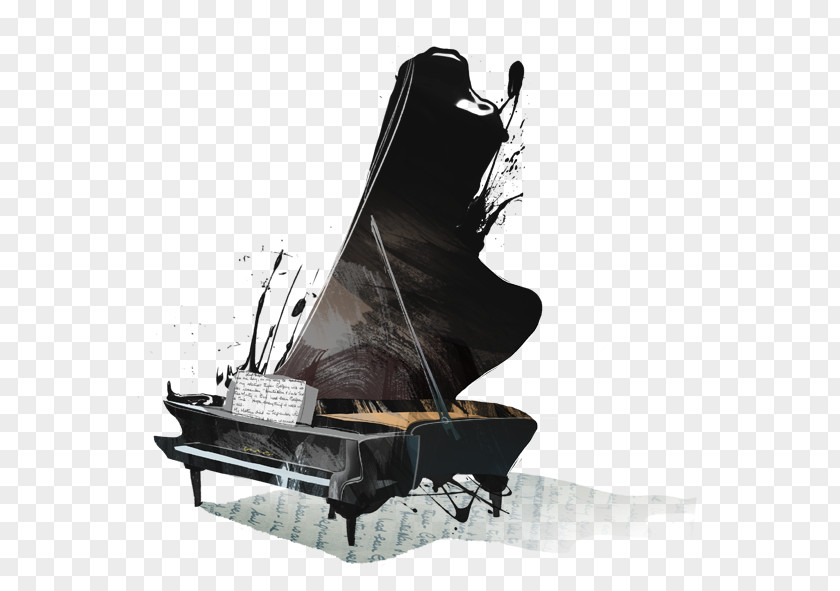 Piano Poster Illustration PNG