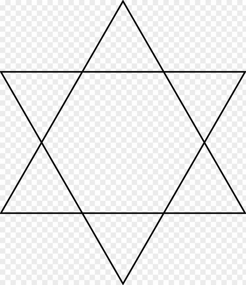 Symbol Hexagram Star Of David Sacred Geometry PNG