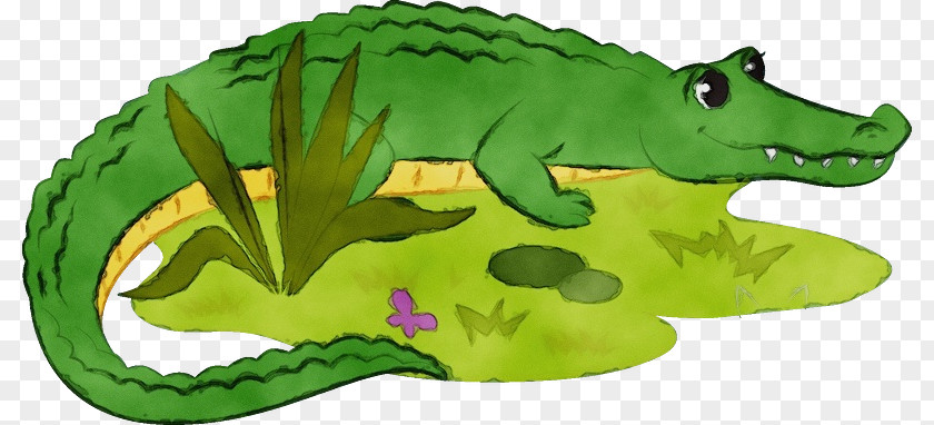 Crocodiles Green Animal Figurine Cartoon Biology PNG