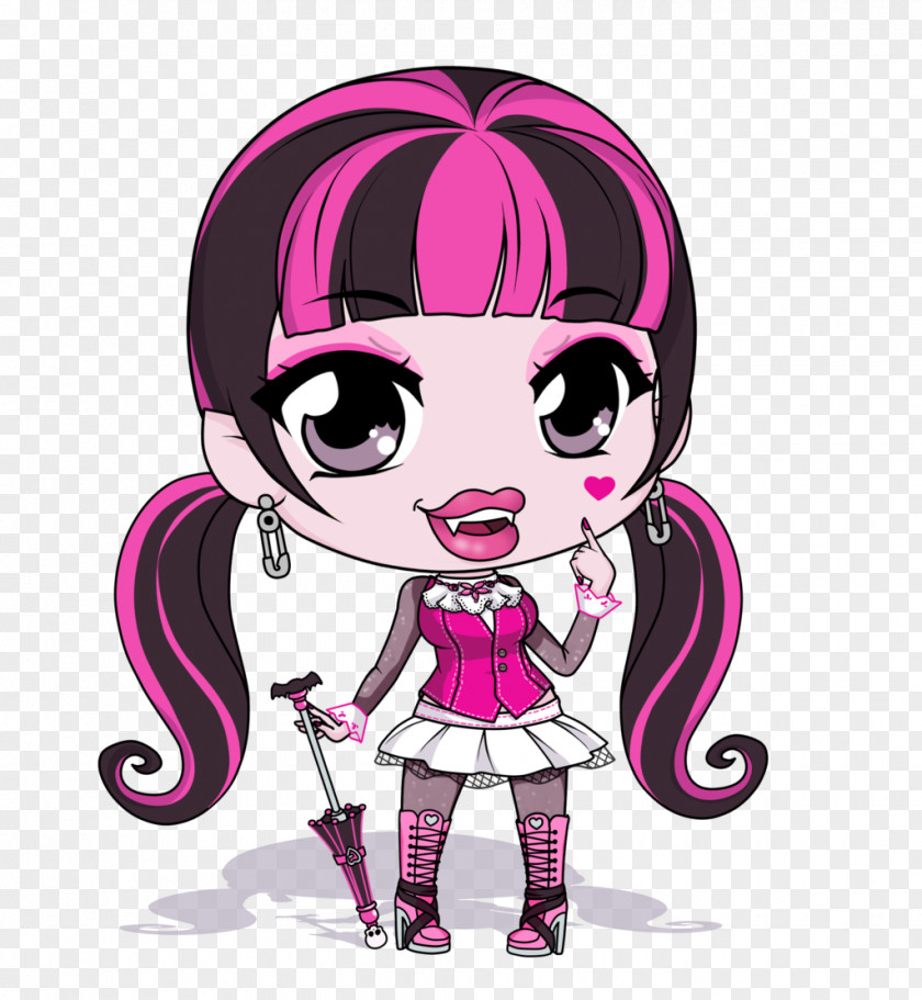Cute Monster High Draculaura Doll Toy Frankie Stein PNG