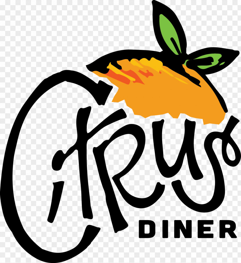Diner Citrus Logo Restaurant Brand Breakfast PNG
