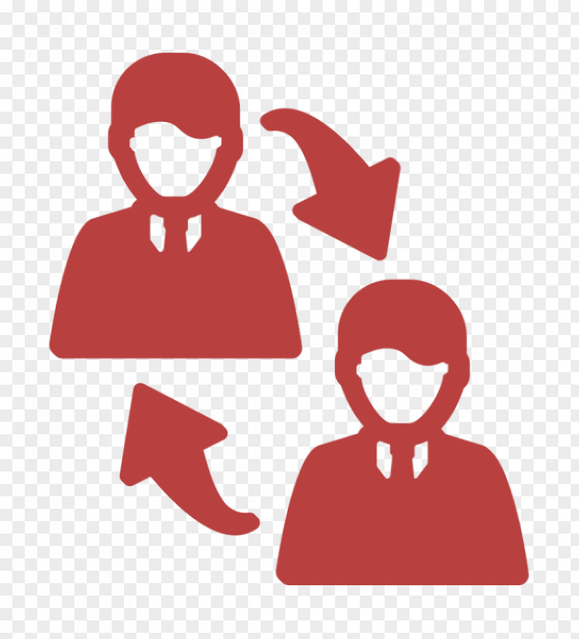 Discussion Icon Business Management Pictograms PNG