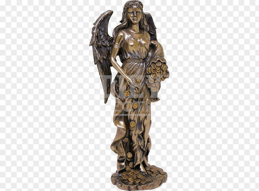 Goddess Fortuna Statue Bronze Sculpture PNG