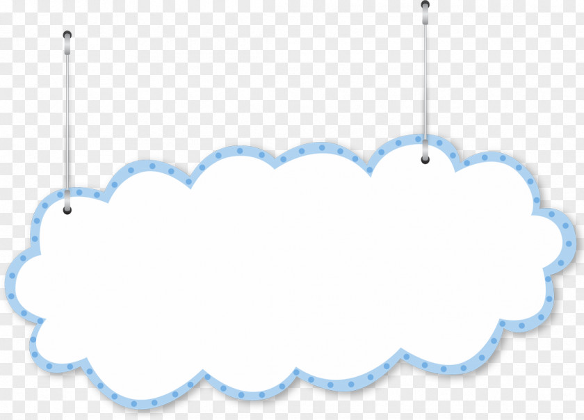 Hanging Clouds Page Layout Clip Art PNG