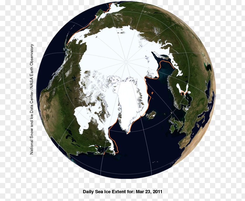 Ice Arctic Ocean National Snow And Data Center Measurement Of Sea Pack PNG