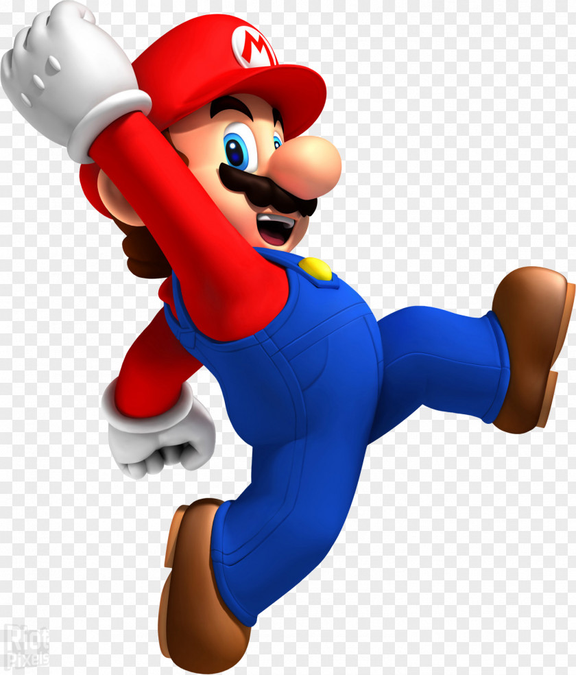 Mario New Super Bros. Wii & Yoshi PNG