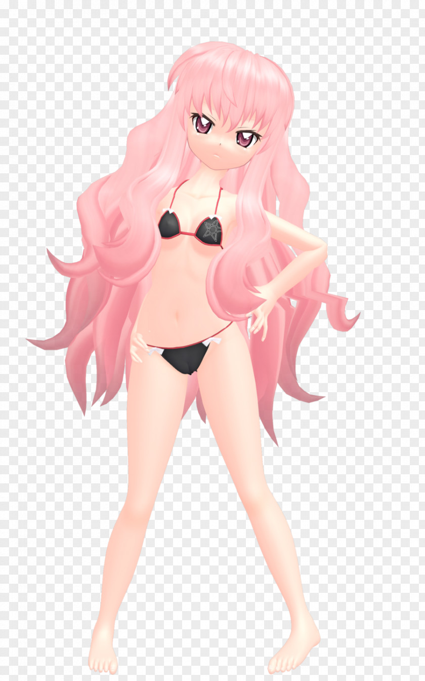 Mmd Accessories Brown Hair Cartoon Pink Illustration PNG