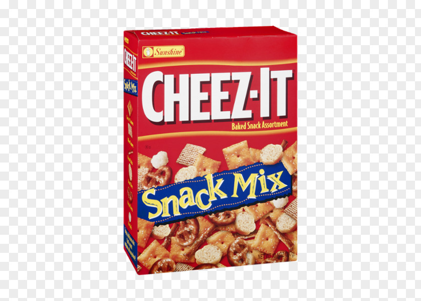 Snack Mix Corn Flakes Cheez-It Crackers Original Double Cheese Baked PNG