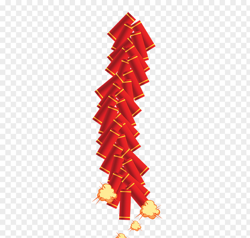 Chinese New Year Festive Firecrackers China Firecracker Clip Art PNG