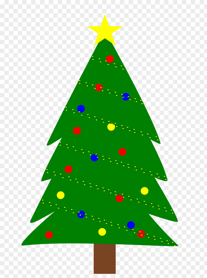 Colorful Christmas Tree Lights Clip Art PNG