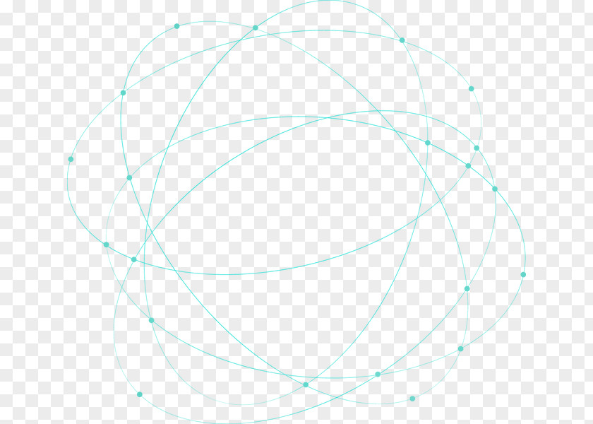 Creative Line Circle Structure Pattern PNG