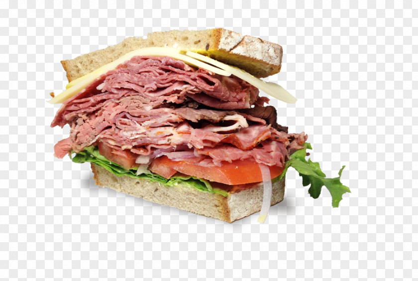 Pastrami On Rye Delicatessen Sandwich Ham PNG