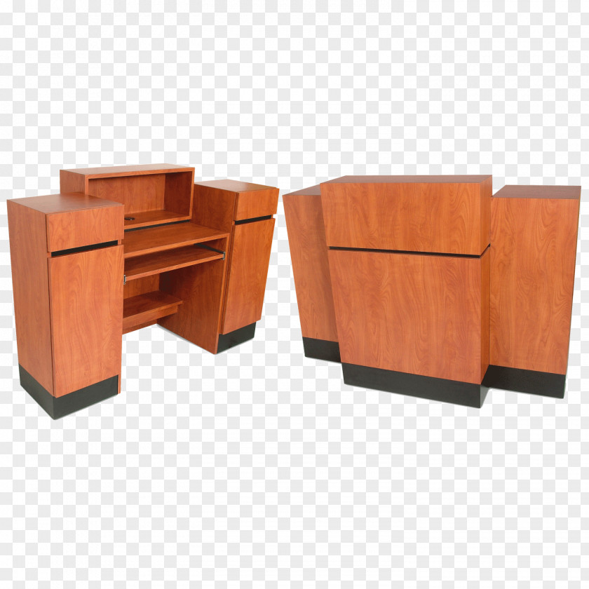 Reception Desk Bedside Tables Wood Stain Varnish Hardwood PNG