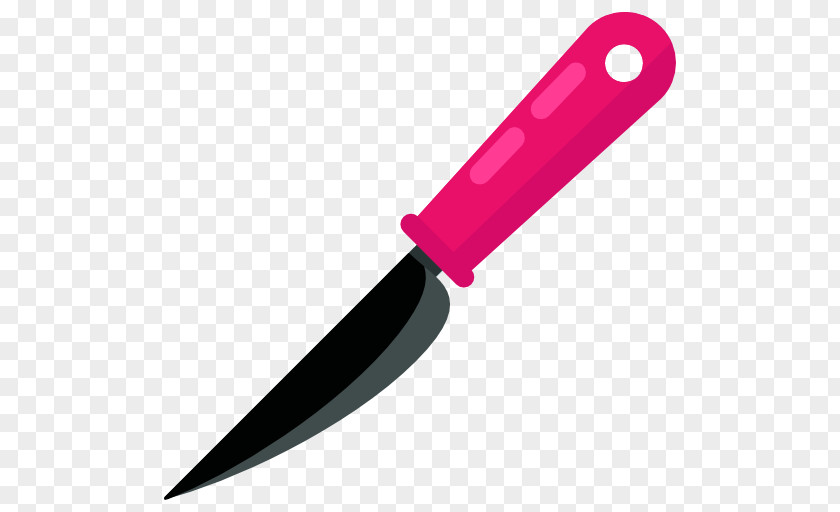 Red Knife Throwing Kitchen Utility PNG