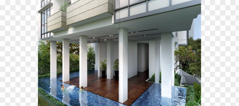 Singapore City Suites House Window Swimming Pool Condominium PNG