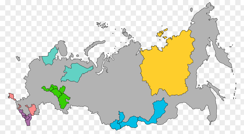 World Map Federal Subjects Of Russia Omsk Oryol PNG