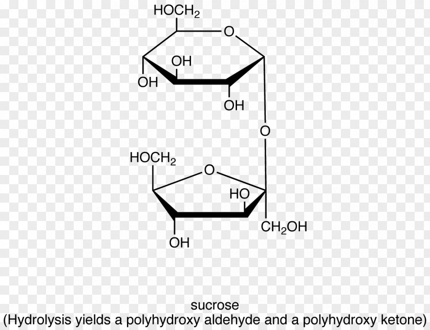 Glycosidic Bond Sucrose Disaccharide Dehydration Reaction Chemistry PNG