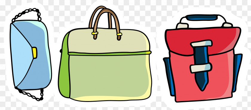 Cartoon Bag Handbag Drawing Animation PNG