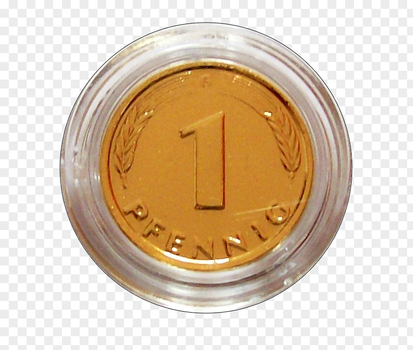 Coin Gold Germany Pfennig Carat PNG