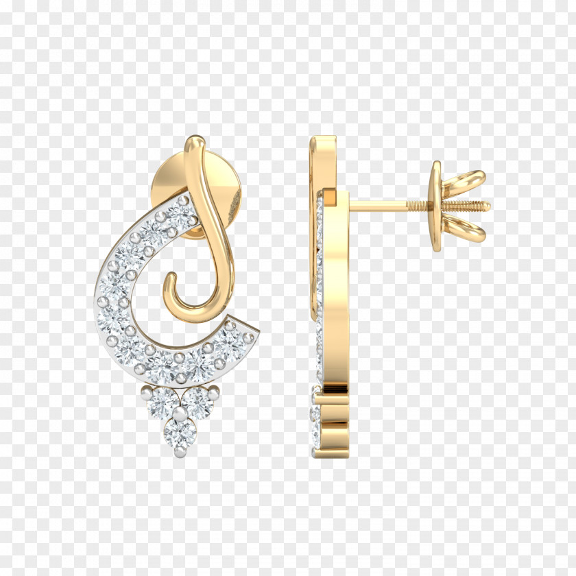 Curve Ring Earring Body Jewellery PNG