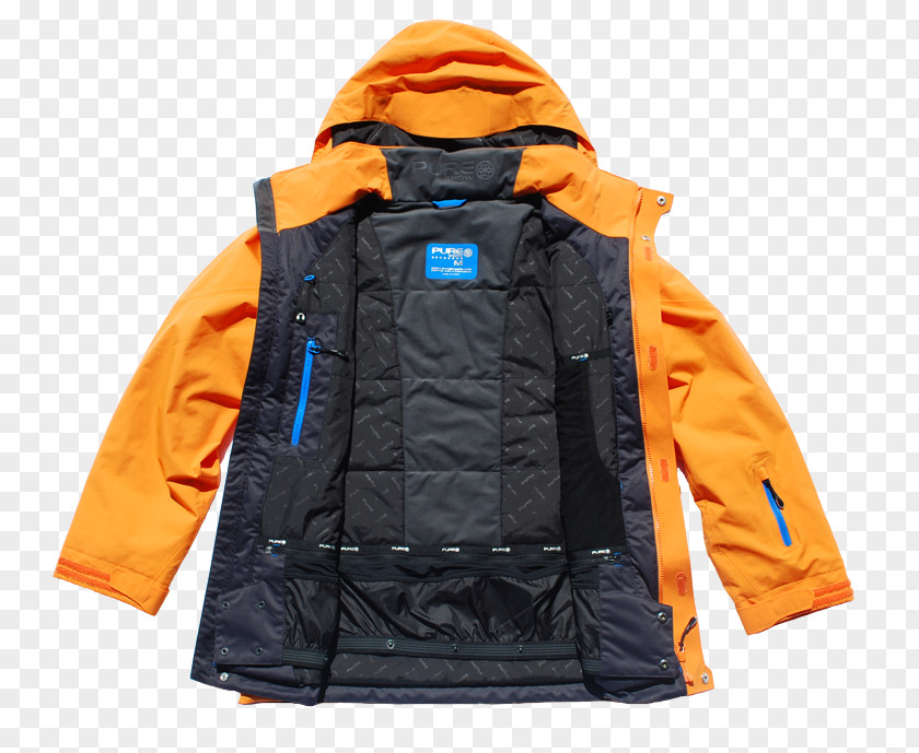 Jacket Hoodie Coat Snow Lining PNG