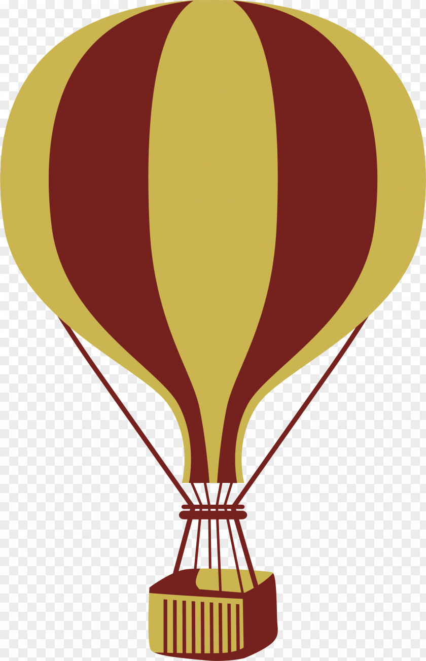 Retro Hot Air Balloon Ballooning PNG