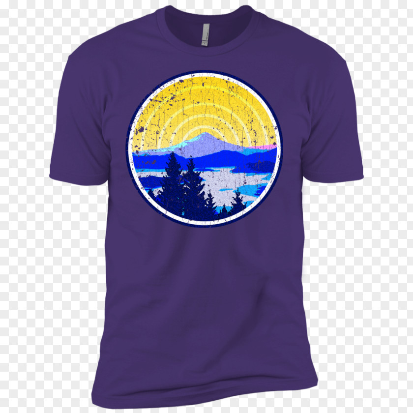 Sunrise Mountain T-shirt Hoodie Dew Sleeve PNG