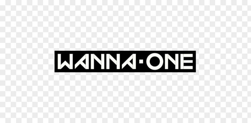 Wanna One Logo PNG Logo, black and white wanna-one text illustration clipart PNG