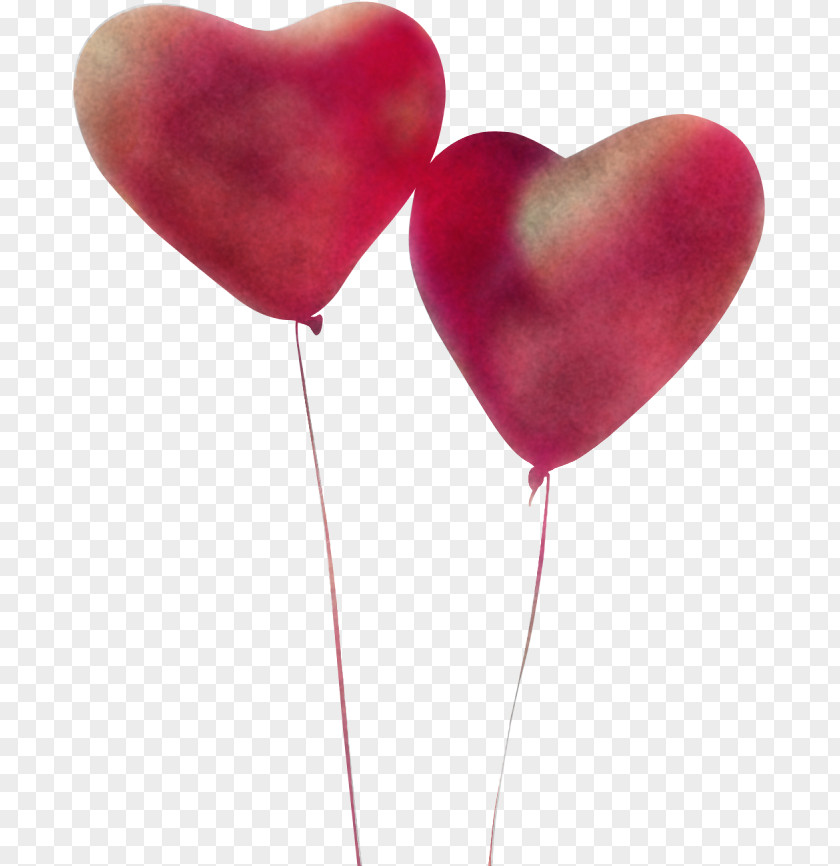 Balloon Petal Heart M-095 PNG